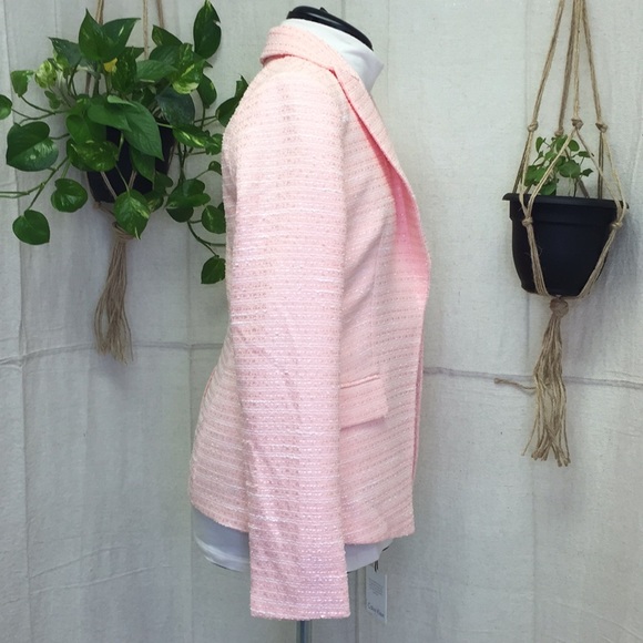 Calvin Klien orange tweed jacket, no closure - Picture 4 of 8